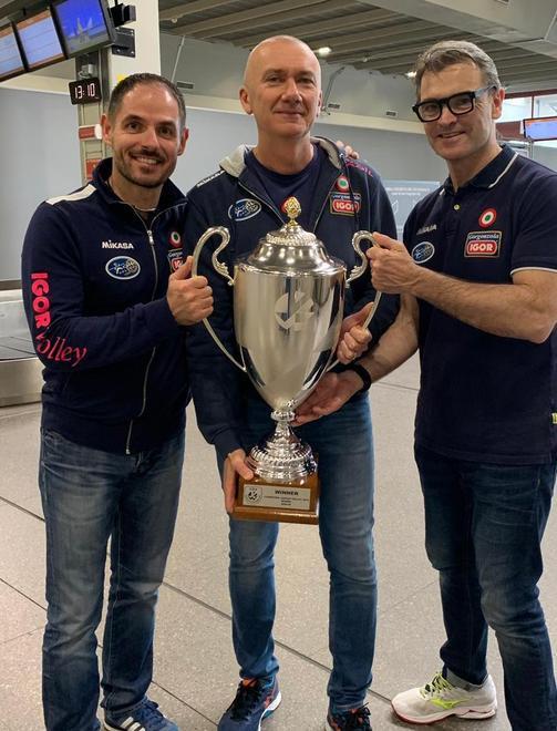 Barbolini a Palazzo Chigi per celebrare la Champions