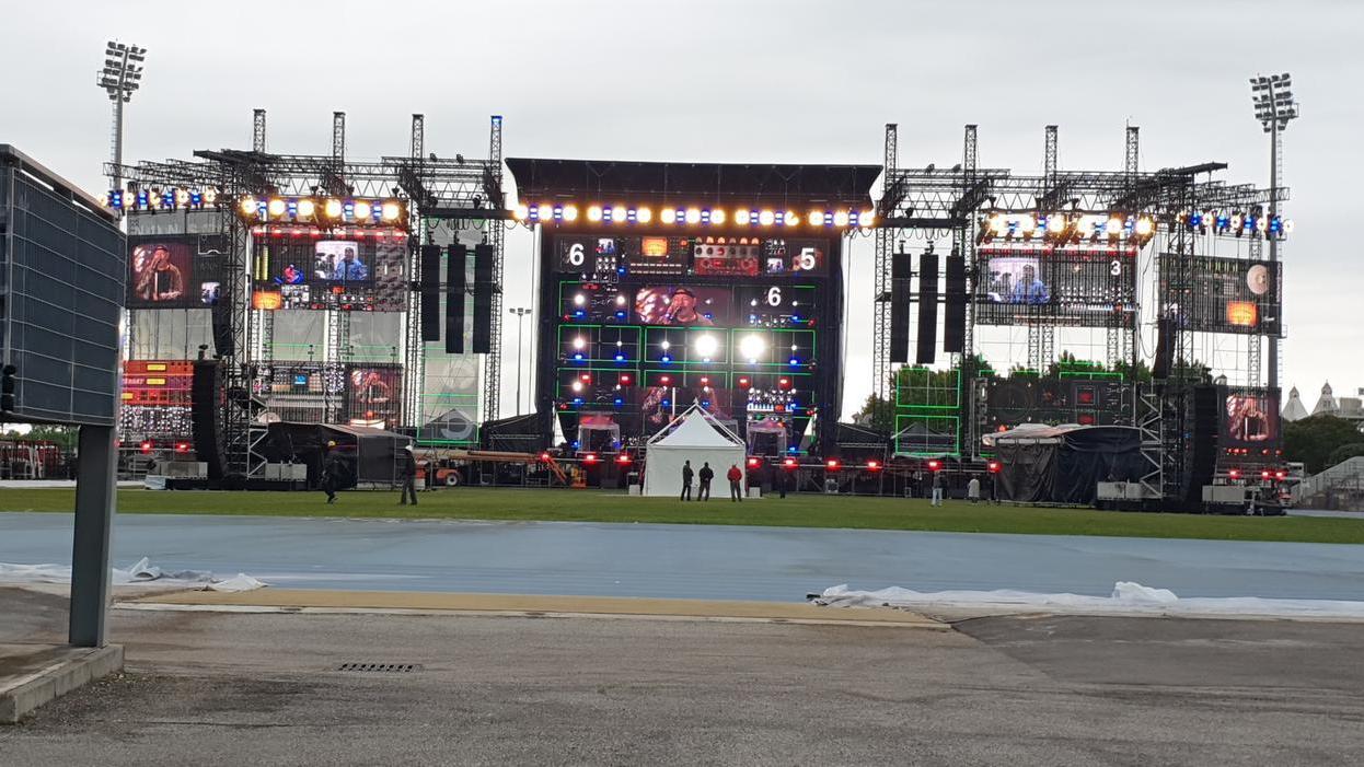 Lignano, Vasco è già sul palco si prova NonStopLive2019