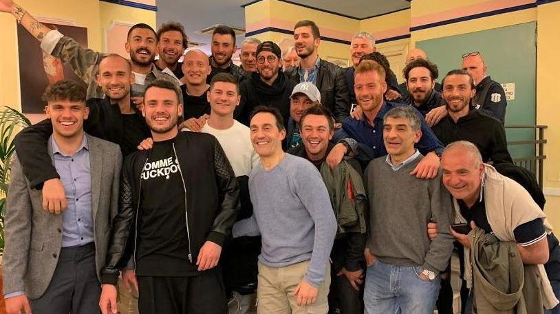 Cena amarcord dei giocatori del Montecatini calcio che nel 2016 arrivarono in semifinale playoff di serie D