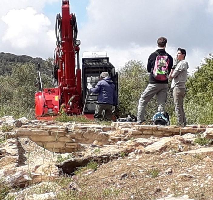 Archeologia, vigili del fuoco all’opera agli scavi di Roselle