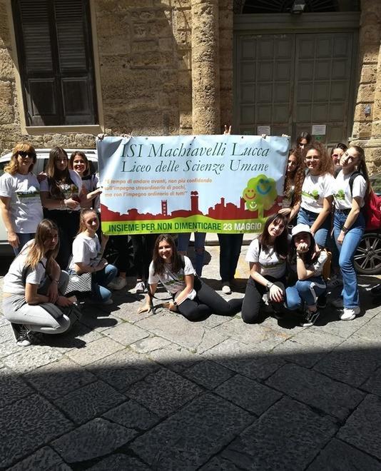 Anche gli studenti del Paladini alla marcia della legalità 