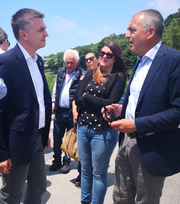 Il sottosegretario Rixi visita la Bretella