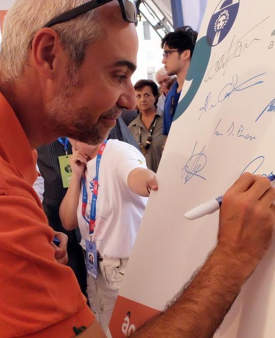 Serata con Malvaldi «Leonardo il genio che tutti noi italiani vorremmo essere» 