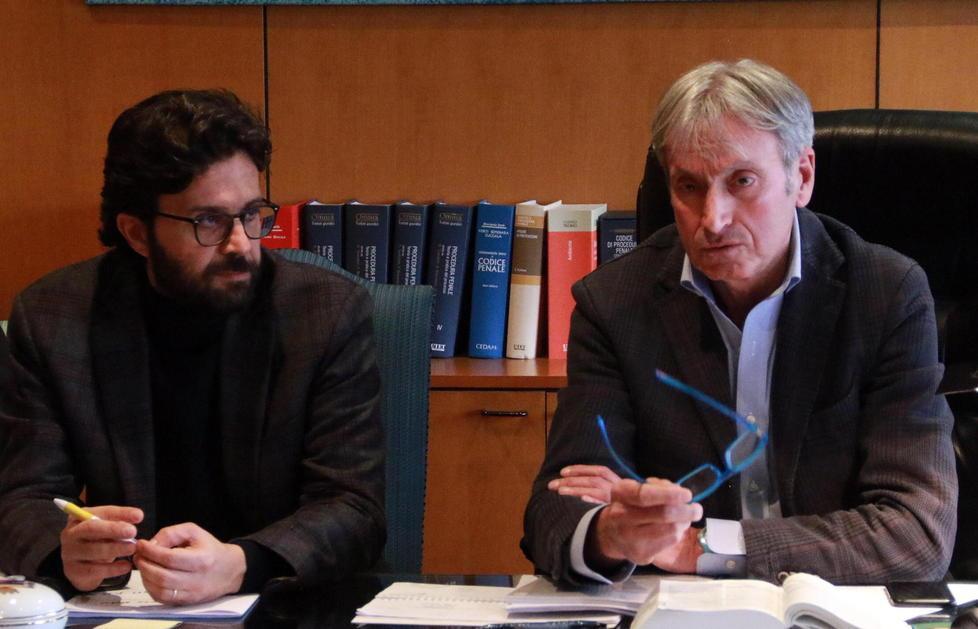 Il sostituto procuratore Lorenzo Gestri e il procuratore capo Giuseppe Nicolosi