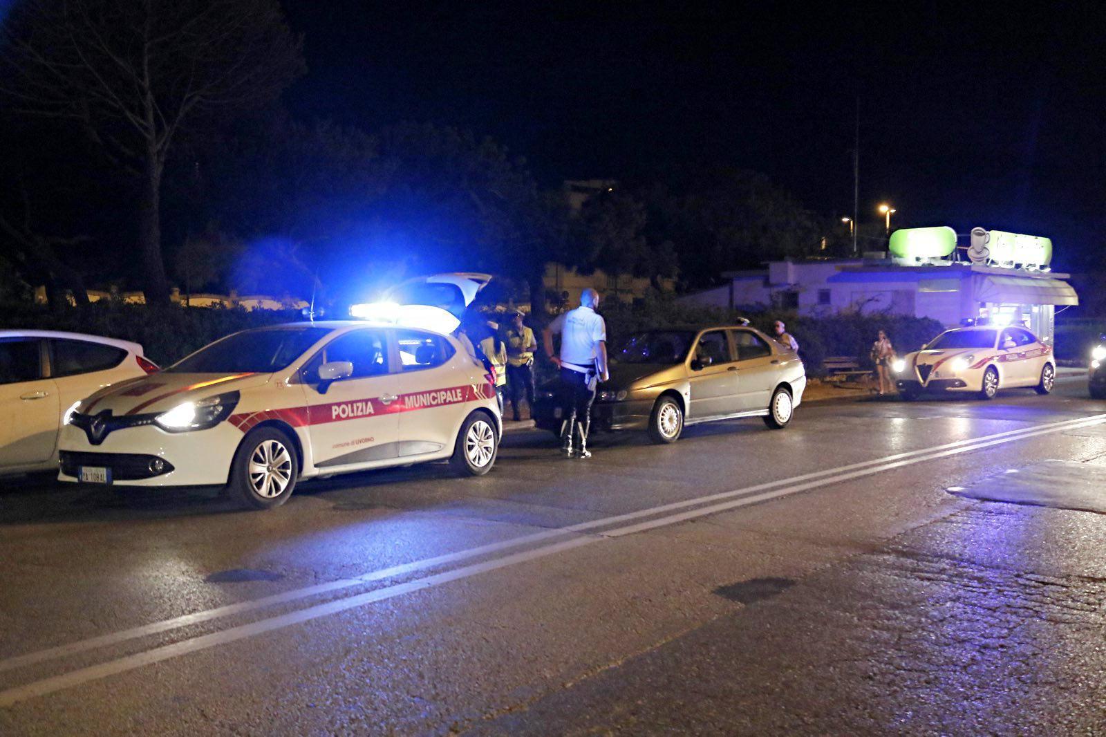 Un intervento della polizia municipale (foto d'archivio)