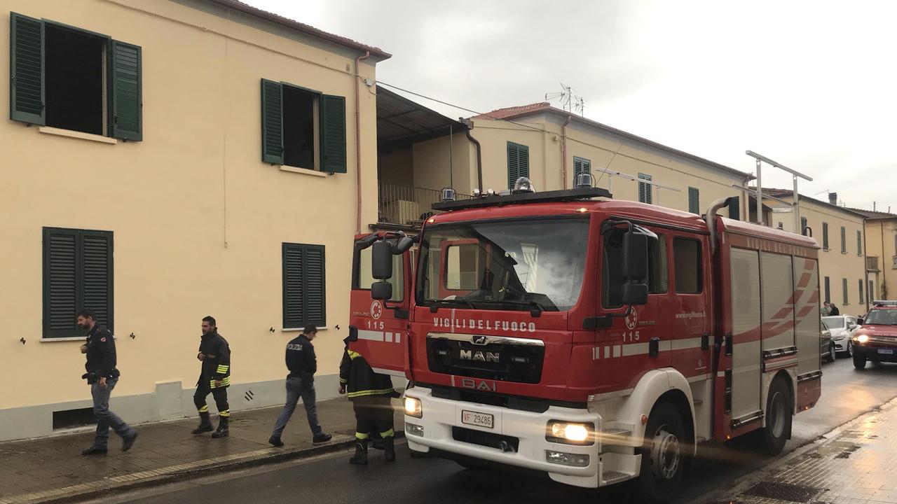 L'intervento dei vigili del fuoco