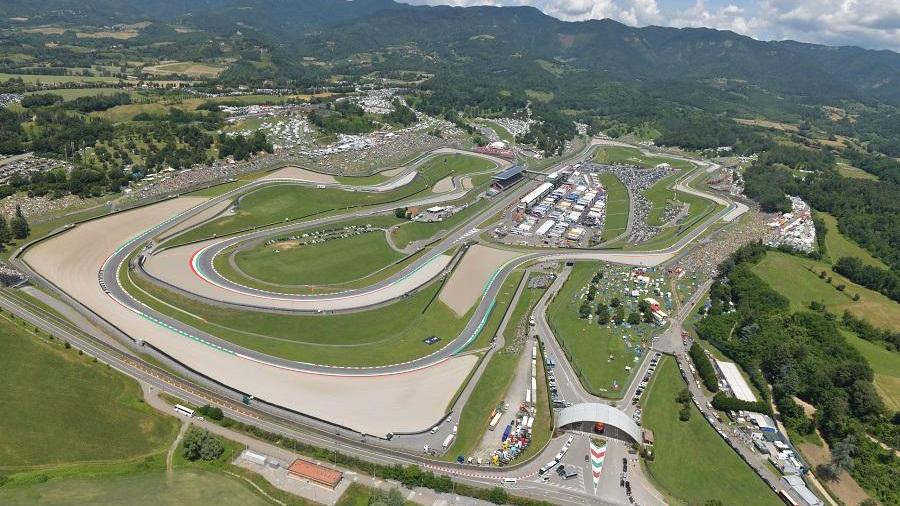La pista del Mugello a Scarperia