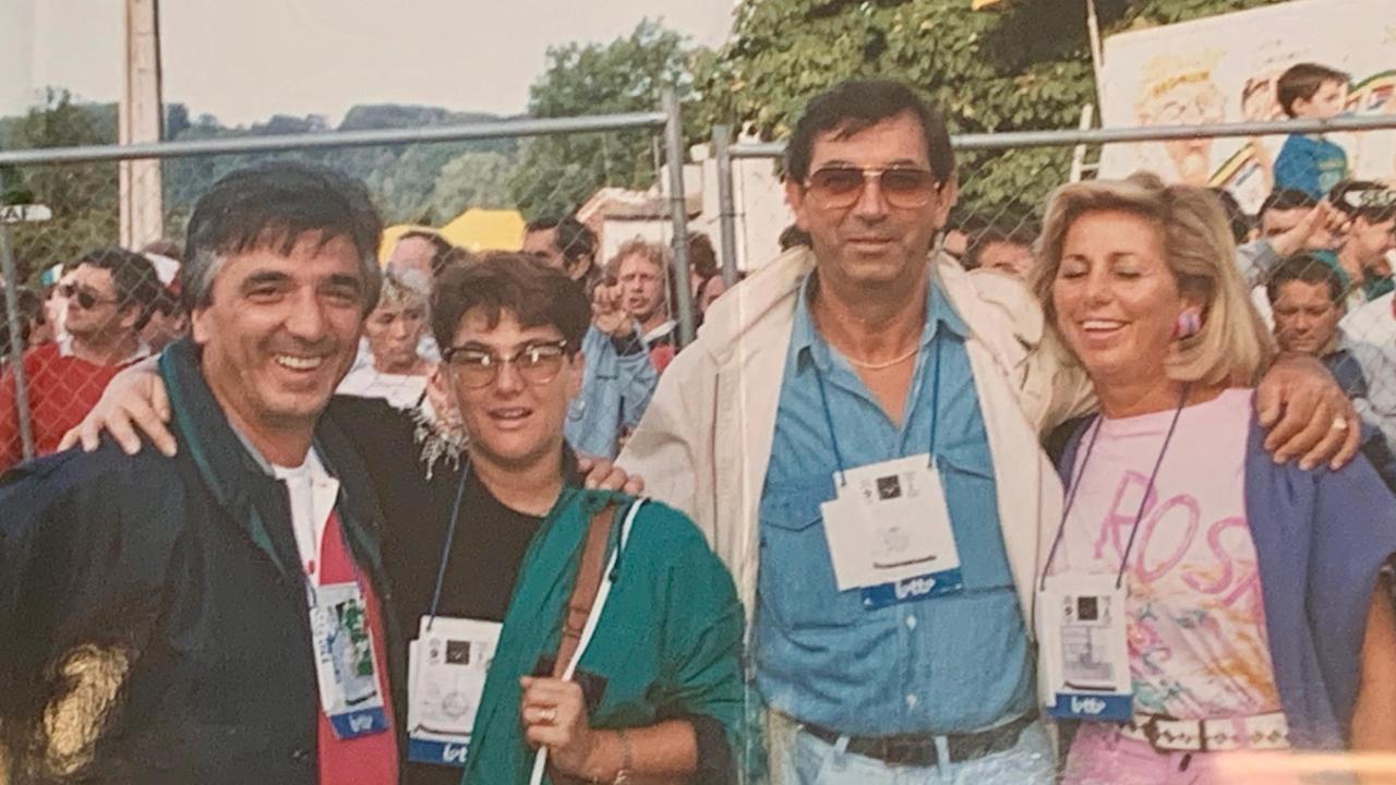 Lando e Carla CAppellijni insieme e Lando e Maria Pia Fanini