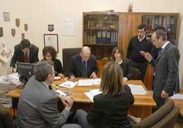 Verifica delle liste elettorali in Corte d'Appello