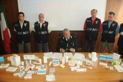 Anabolizzanti con farmaci rubati 