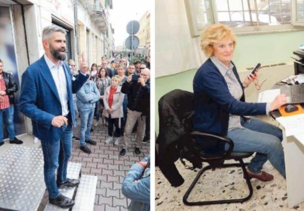 Da sinistra Francesco Ferrari e Anna Tempestini