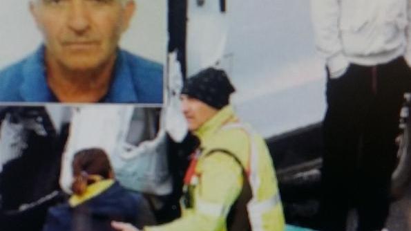 Nel riquadro la vittima Michele Pacifico e nella foto grande la disperazione dopo la tragedia (Foto Franco Silvi)