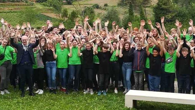 Baby musicisti dalla Germania nel Parco dell’Eccidio