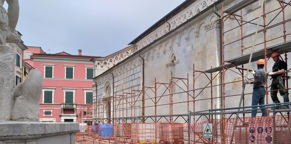 Infiltrazioni in Duomo, lavori in corso