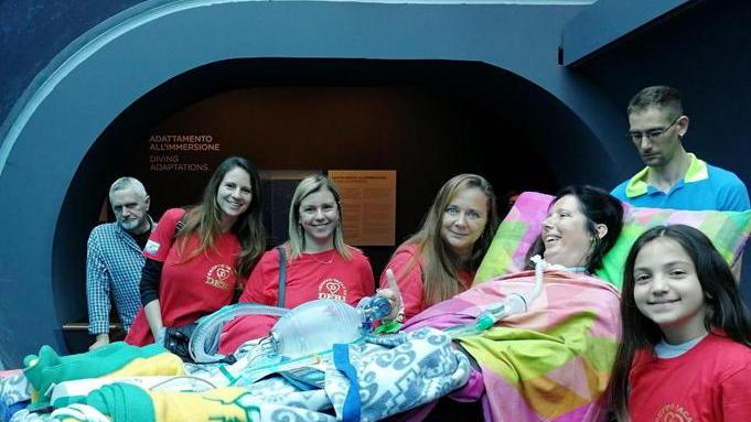 Sandra realizza il suo sogno Una visita all’acquario
