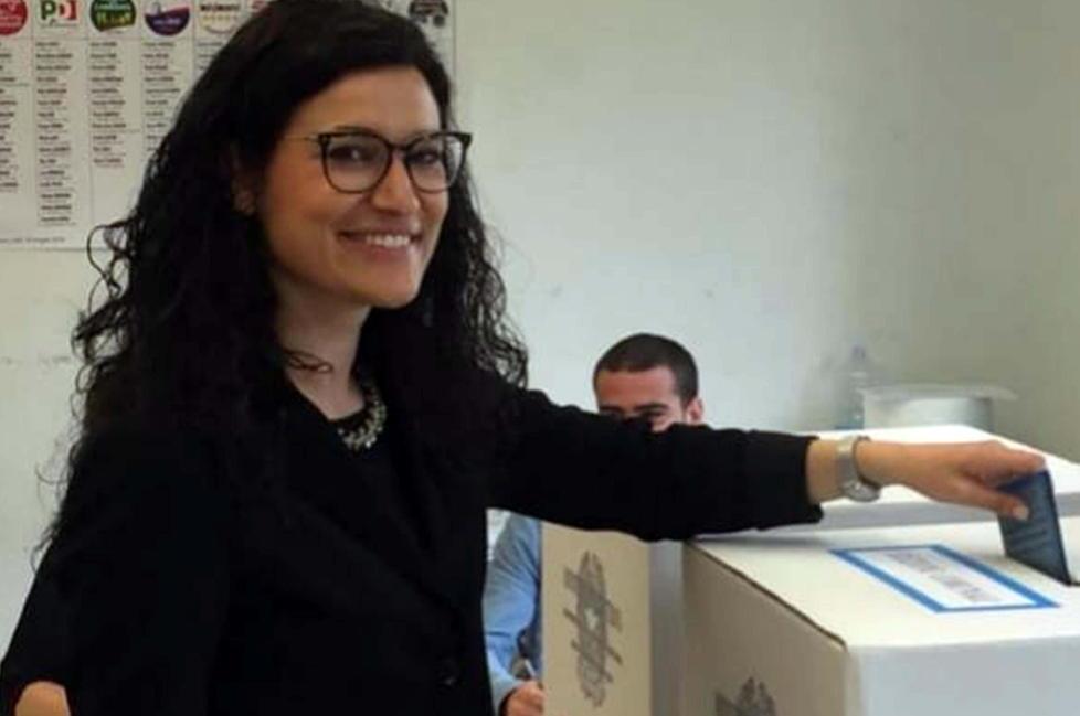 Francesca Brogi, prima cittadina uscente domenica scorsa al seggio (foto Franco Silvi)