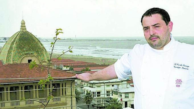 Lo chef Giuseppe Mancino alla Cena delle stelle di Vico