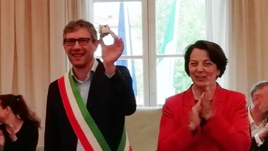 Lucia Ciampi cede la fascia a Alderigi «Emozionata»