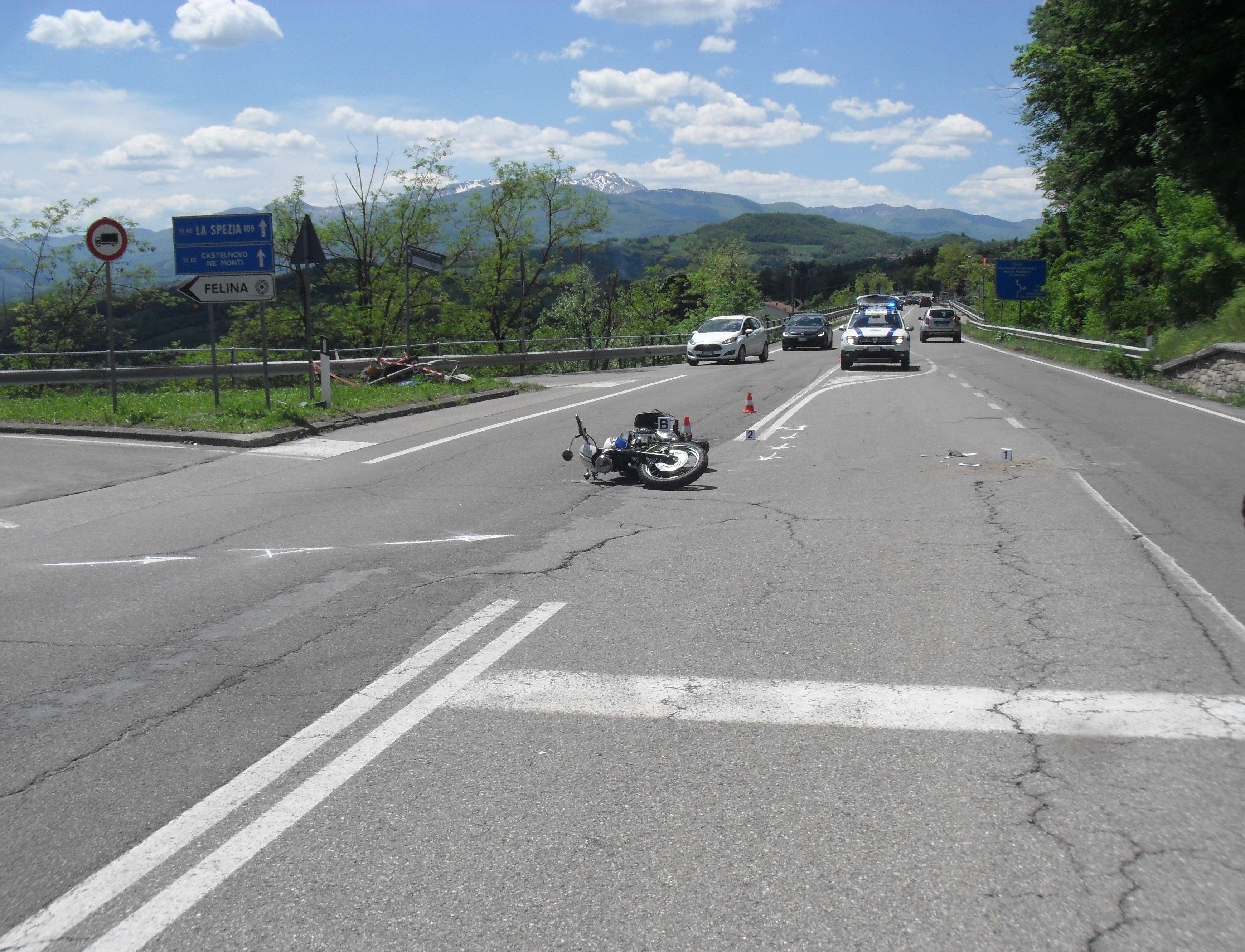 La scena dell'incidente di Felina
