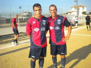 Gianfranzo Zola assieme al figlio Andrea