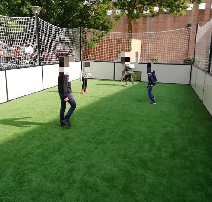 Il campo di calcetto diventato un punto di riferimento per i ragazzi