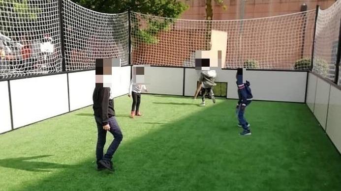 Il campo di calcetto diventato un punto di riferimento per i ragazzi