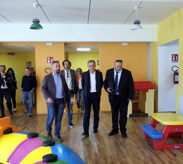 Inaugurata la nuova Materna: «Ecco le sinergie che funzionano» 