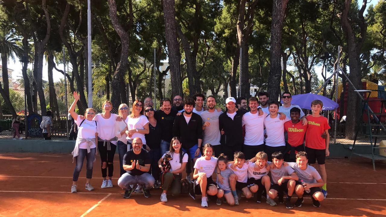 La formazione termale festeggia con i tifosi a San Benedetto del Tronto