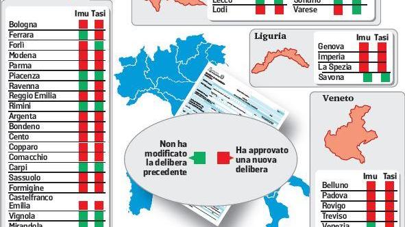 Casa, la mappa delle tasse. Imu e Tasi invariate a Reggio Emilia