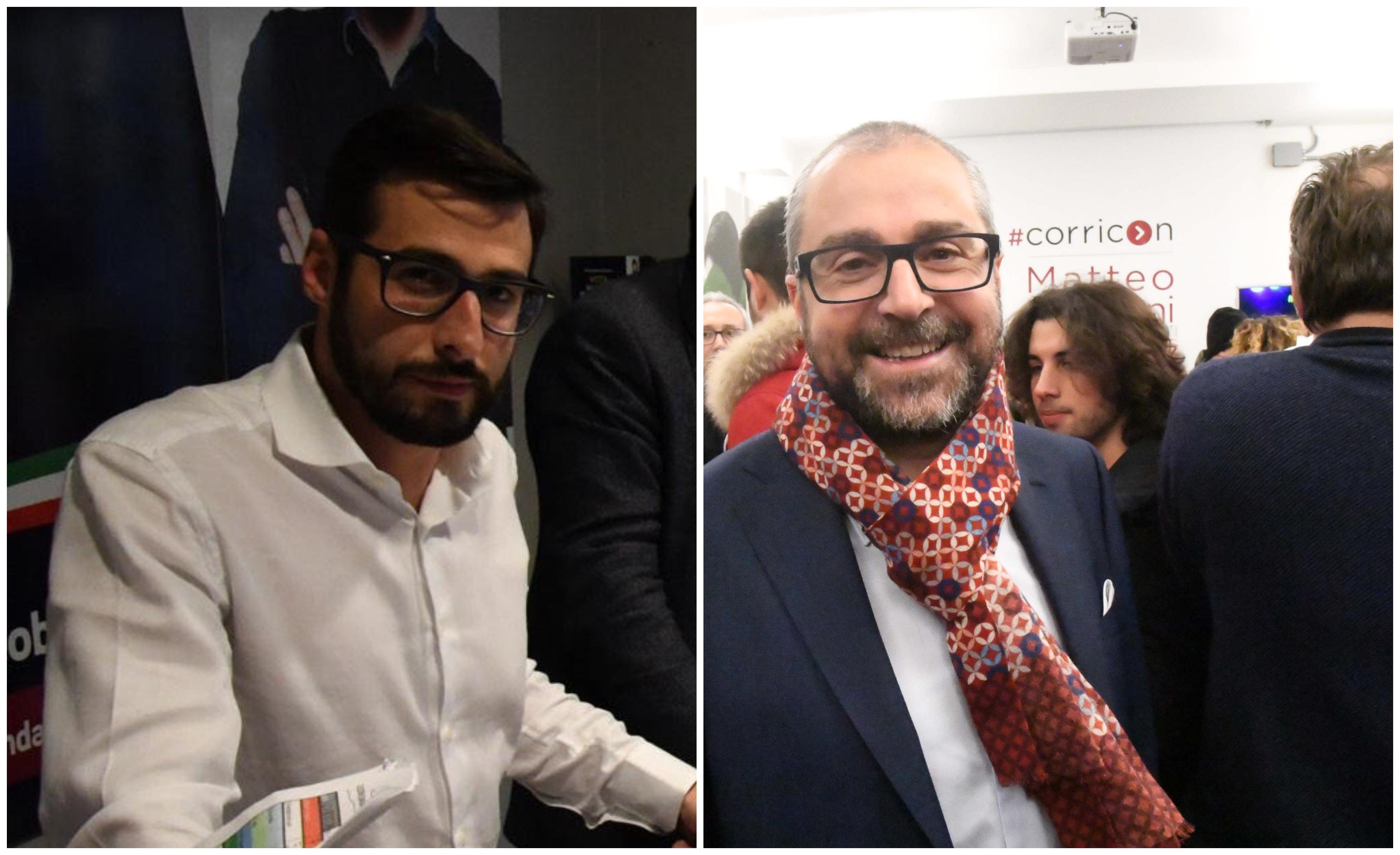 Da sinistra Matteo Bagnoli e Matteo Franconi