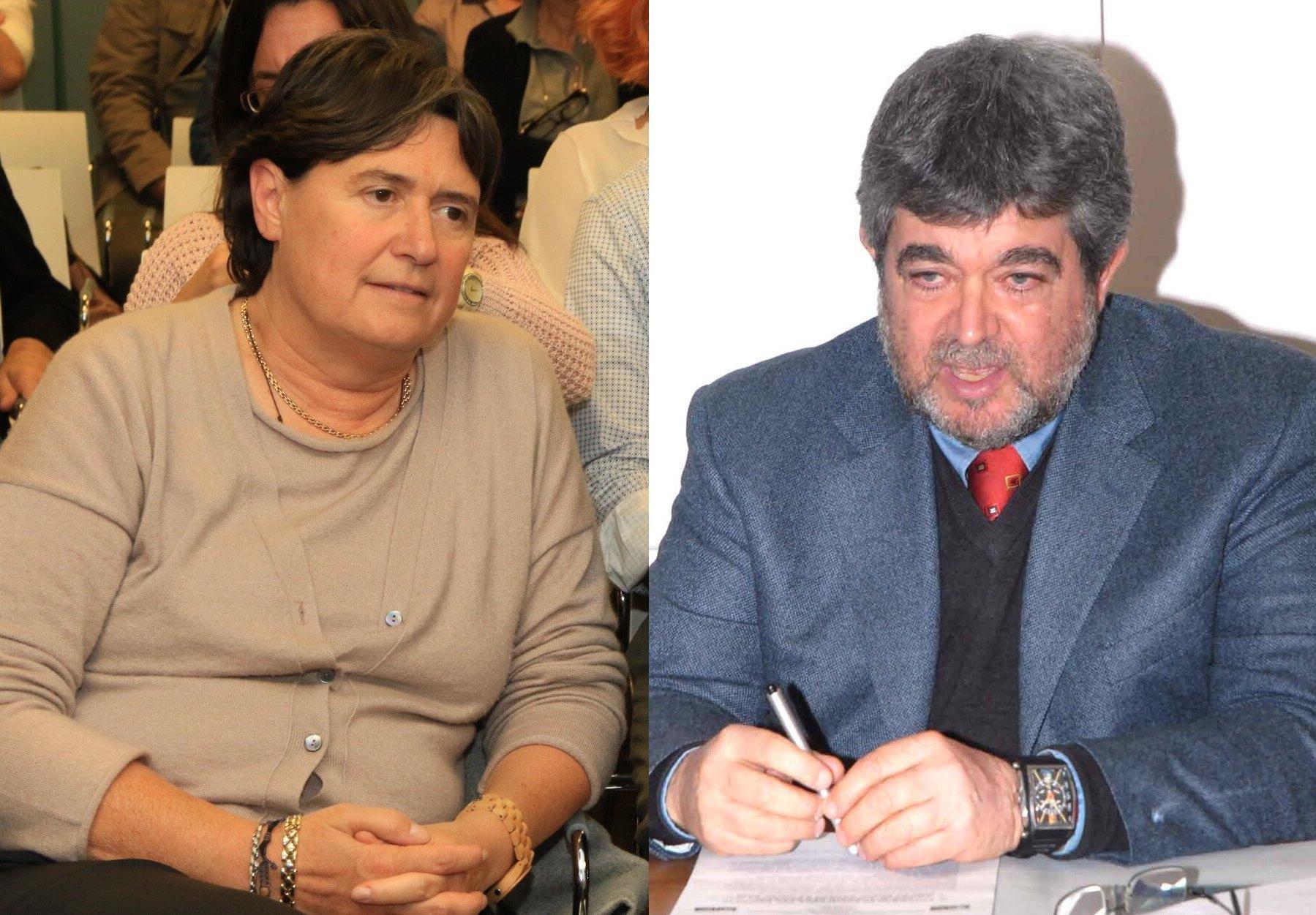 L'assessore regionale Stefania Saccardi e il presidente dell'Ordine dei medici di Pistoia, Beppino Montalti
