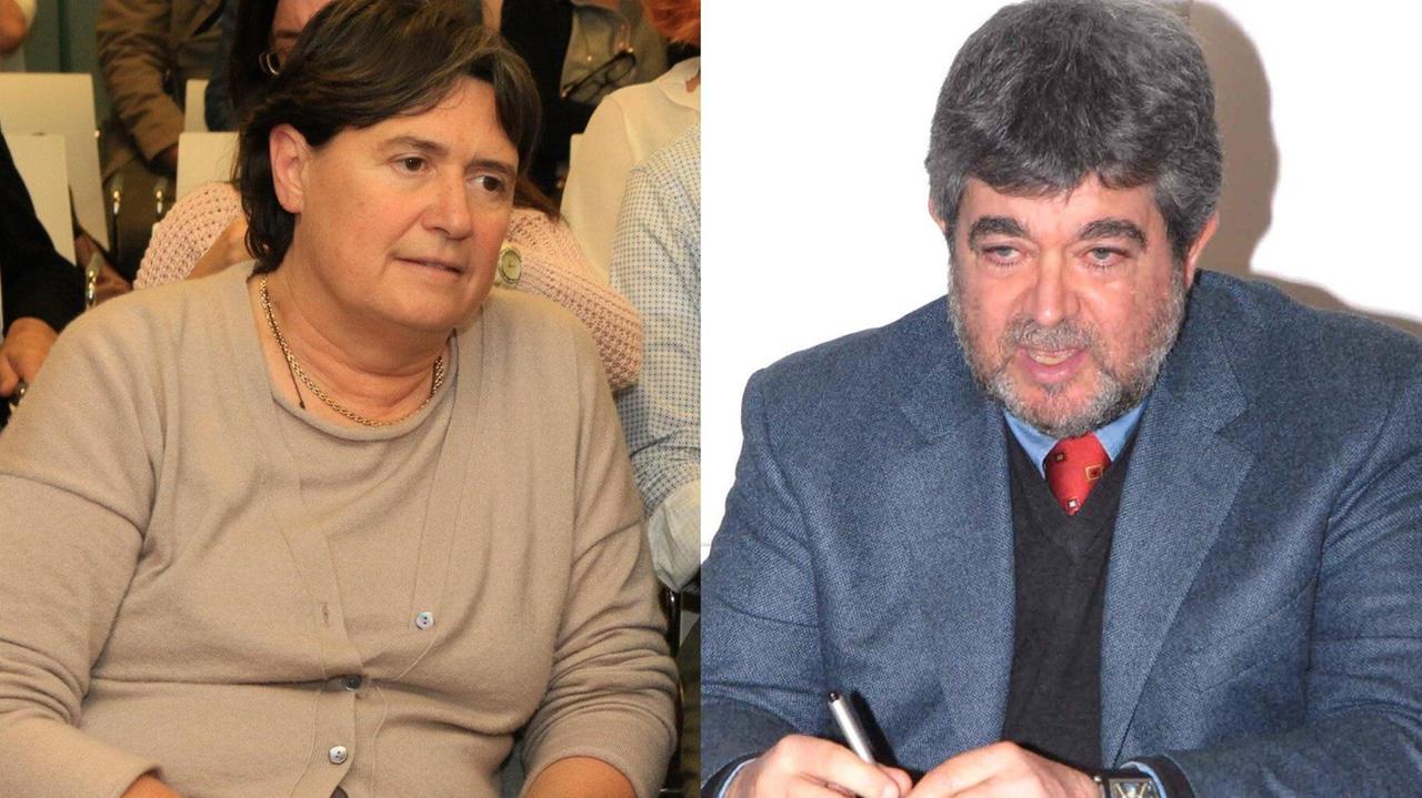 L'assessore regionale Stefania Saccardi e il presidente dell'Ordine dei medici di Pistoia, Beppino Montalti