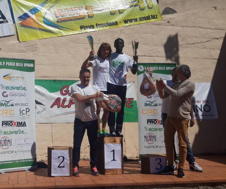 Corrilunigiana, a Sillano trionfano Kone Moussa e Isabella Morlini