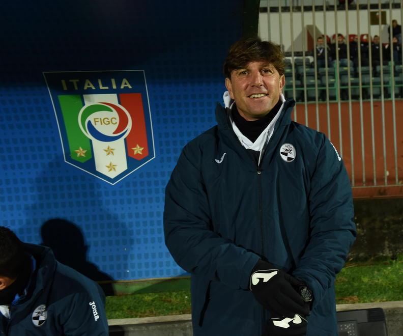 L'allenatore Michele Mignani