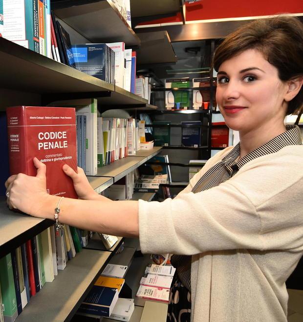 Alessia Ciavattini, neotitolare della Libreria Nazionale (foto Bf)