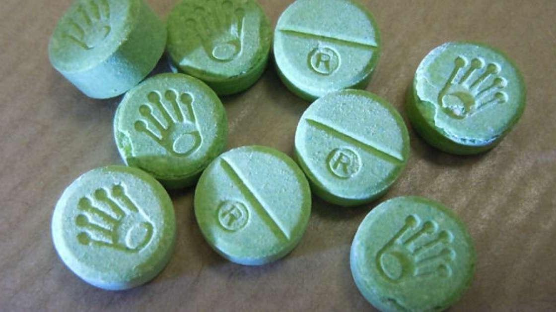 Pasticche di ecstasy col marchio Rolex