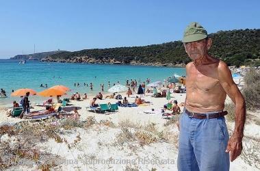 In alto un plastico del mega progetto della cordata Caltagirone, Toti e Benetton, a sinistra Ovidio Marras che ha vinto il primo round contro il colosso Sitas 