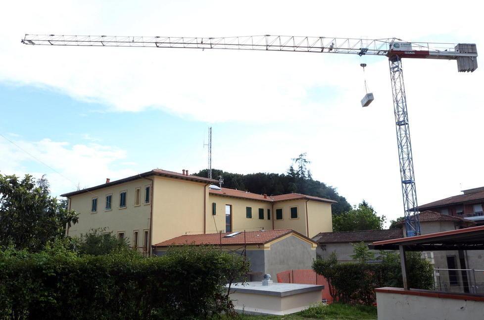 Il nuovo commissariato di viale Adua in costruzione (Foto Nucci)