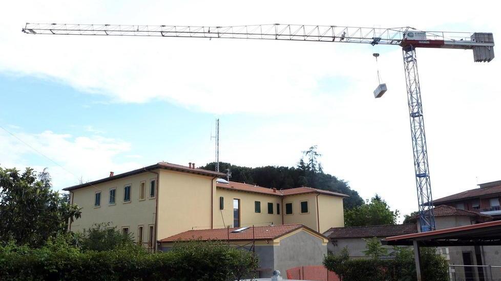 Il nuovo commissariato di viale Adua in costruzione (Foto Nucci)