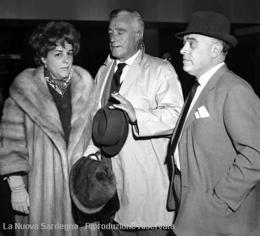 Maria Mercader, Vittorio De Sica e Carlo Ponti 