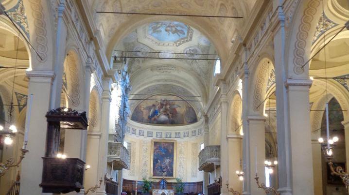 Con le autorità per il patrono