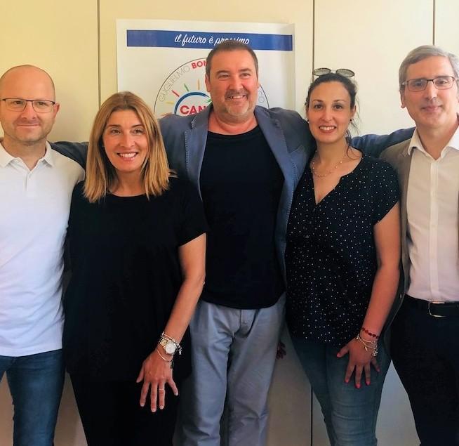 La nuova giunta di Cantagallo con al centro il sindaco Guglielmo Bongiorno