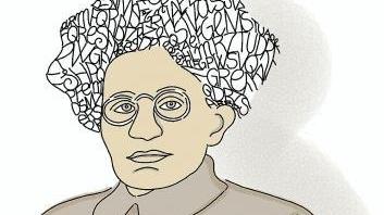 Antonio Gramsci in un disegno di Gef Sanna