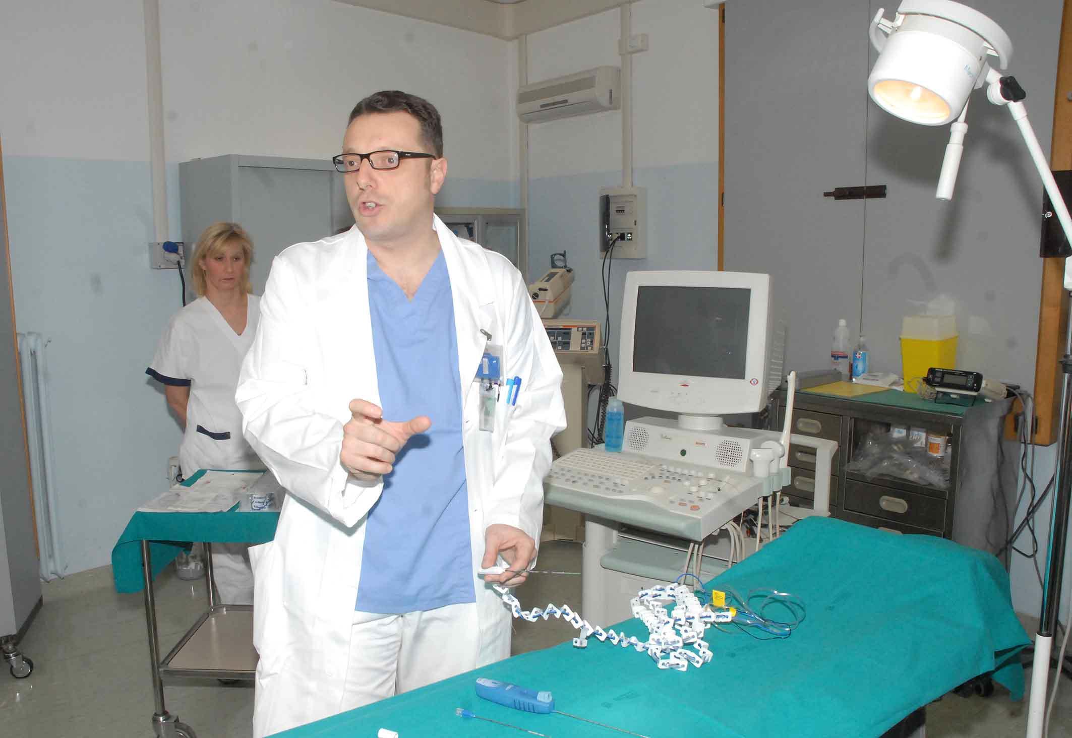 Luca Carmignani, responsabile della radiologia interventistica