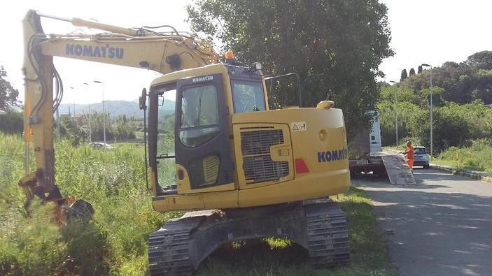 Via Grotta delle Fate, ruspe al lavoro per disboscare: Rfi va avanti con il cantiere