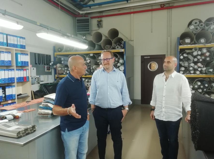 Azienda dopo azienda Spada ascolta le richieste di titolari e dipendenti