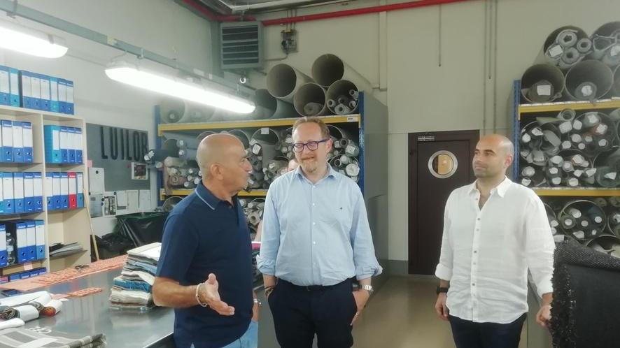 Azienda dopo azienda Spada ascolta le richieste di titolari e dipendenti