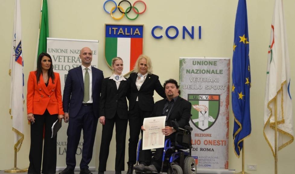 Benemerenza del Coni per meriti sportivi a Lorenzo Vandelli