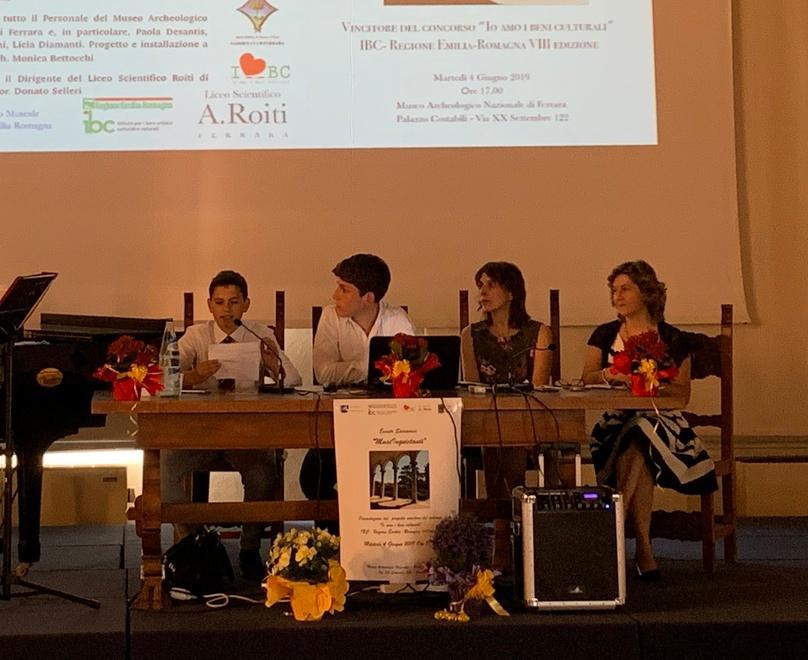 “Io amo i beni culturali” Studenti del Roiti vincitori del concorso