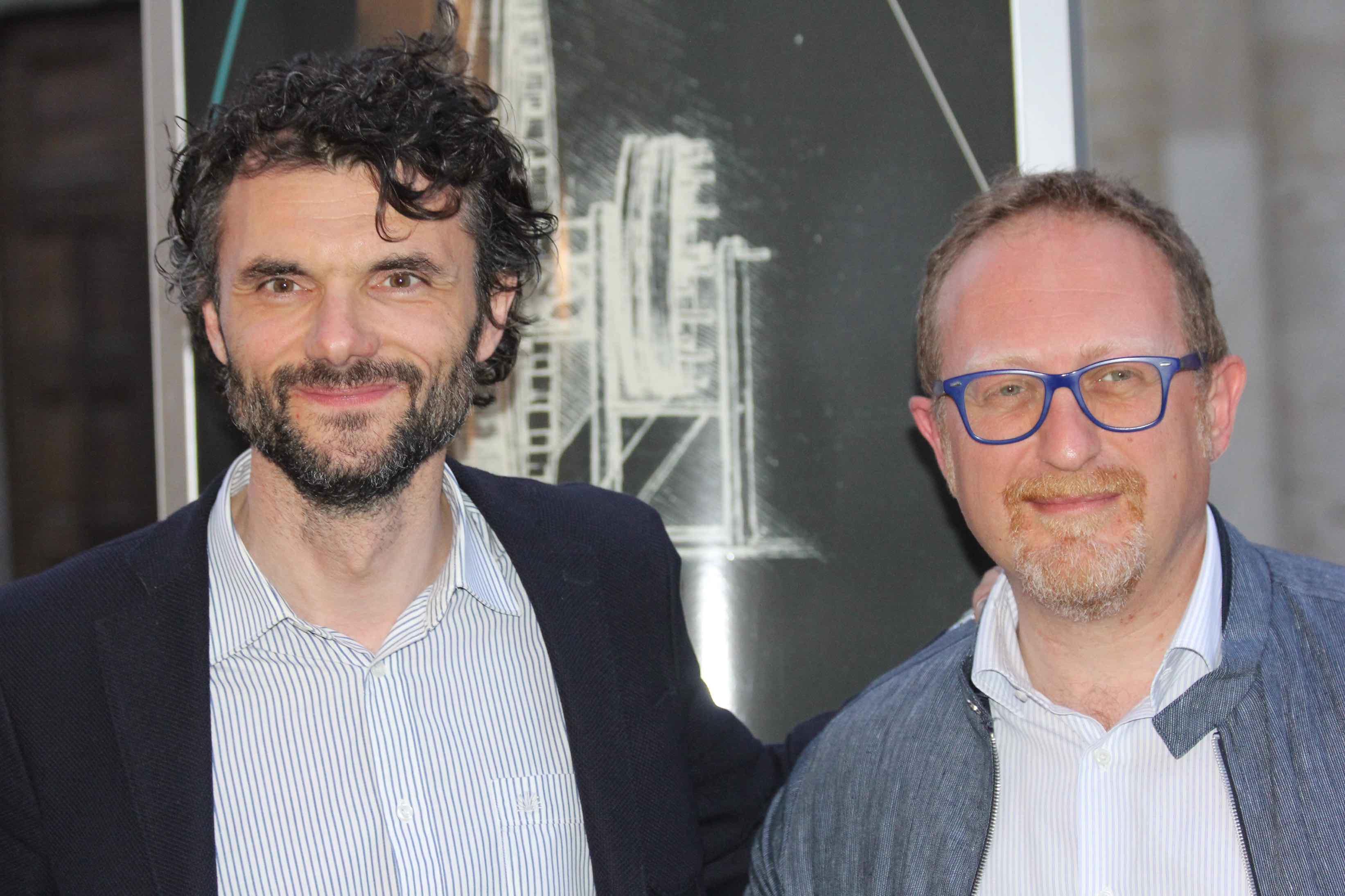 Matteo Biffoni (centrosinistra) e Daniele Spada (centrodestra), i due candidati sindaci che nel ballottaggio di domenica 9 giugno 2019 si affronteranno nella sfida decisiva